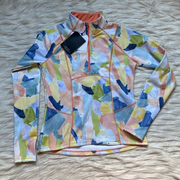 NWT Obermeyer Women's Fleece 1/4 Zip in Paintbrush - Size Medium - Picture 5 of 8